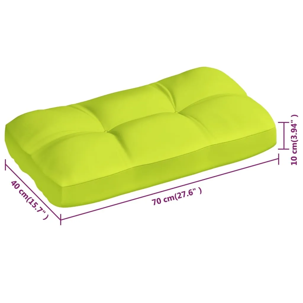 Arredo Pallet Elegante: Set 3 Cuscini vidaXL Verde Chiaro Tessuto - 23