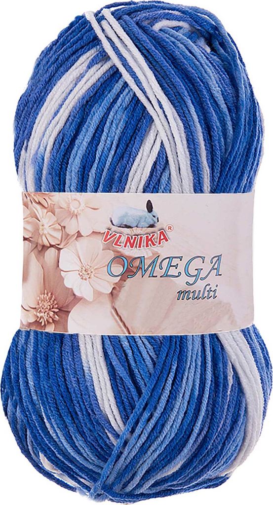 100g Strickgarn Omega multi Häkelgarn Acrylwolle Klassikgarn Wolle