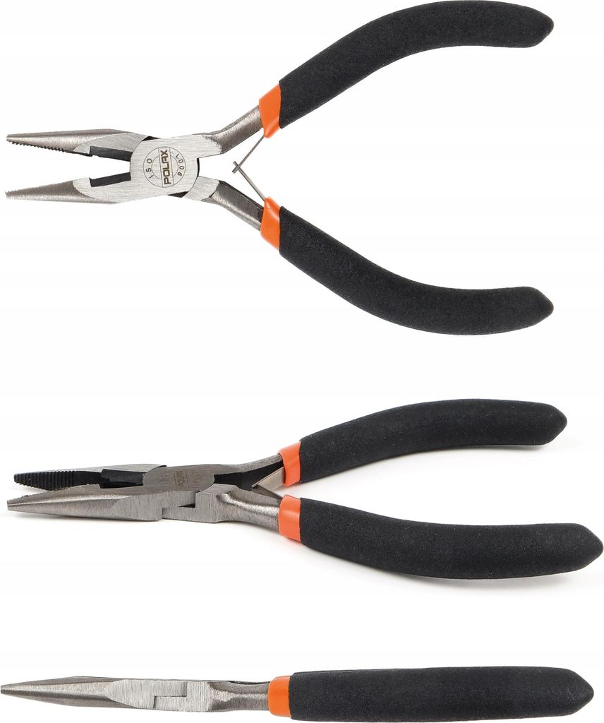 Verlängerte gerade Mini-Zange 125 mm Polax