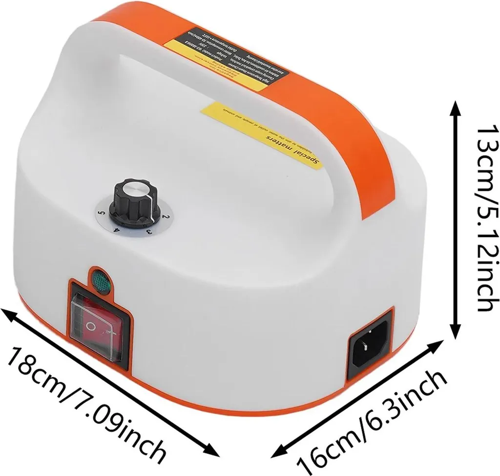 Nettoyeur à vapeur traîneau polyvalent pour sols et joints coloris orange