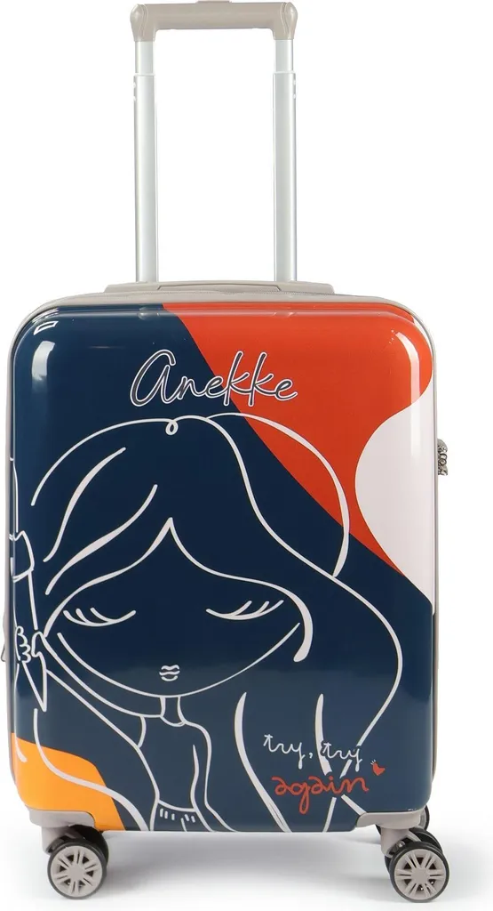 Trolley Anekke Eikon 55 cm: Valigia Rigida Espandibile con Stile Unico