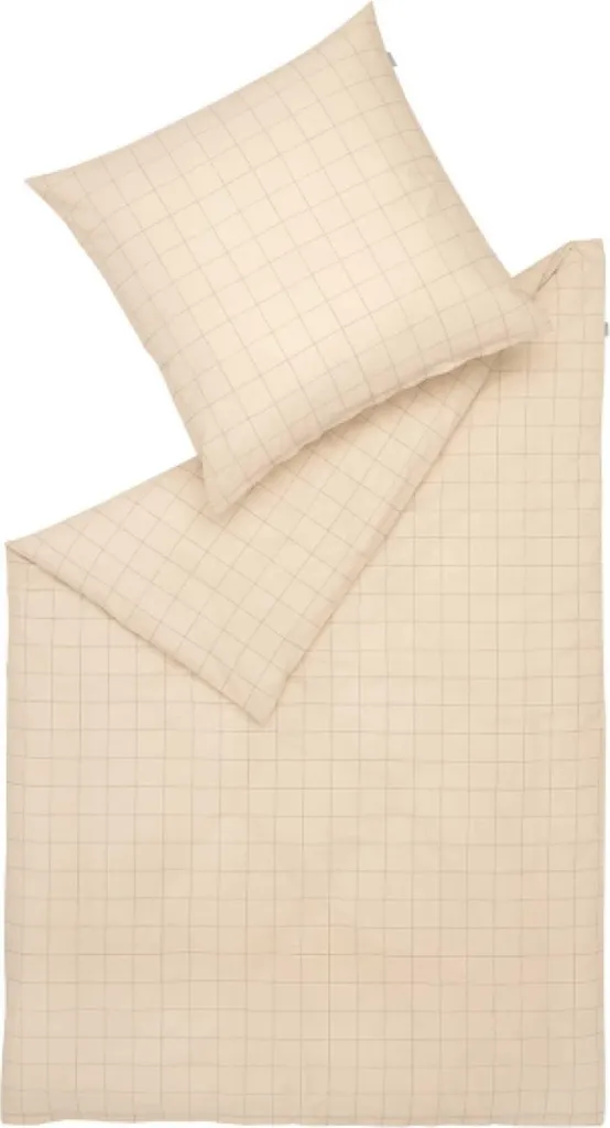 Housse de couette Renforcé GRID Petrol Musterring coton 135x200 cm