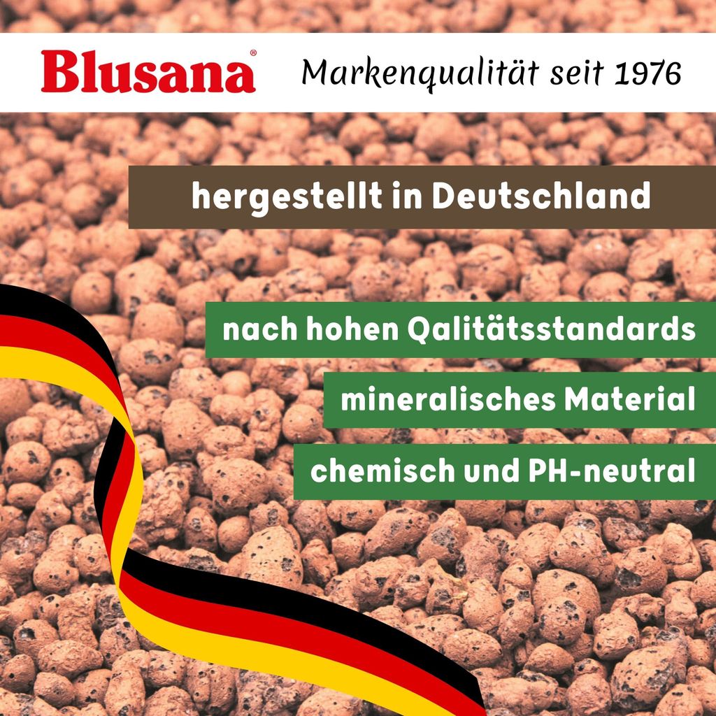 Blusana Blähton Hydrokultur & Drainage Tongranulat Produktbild 2