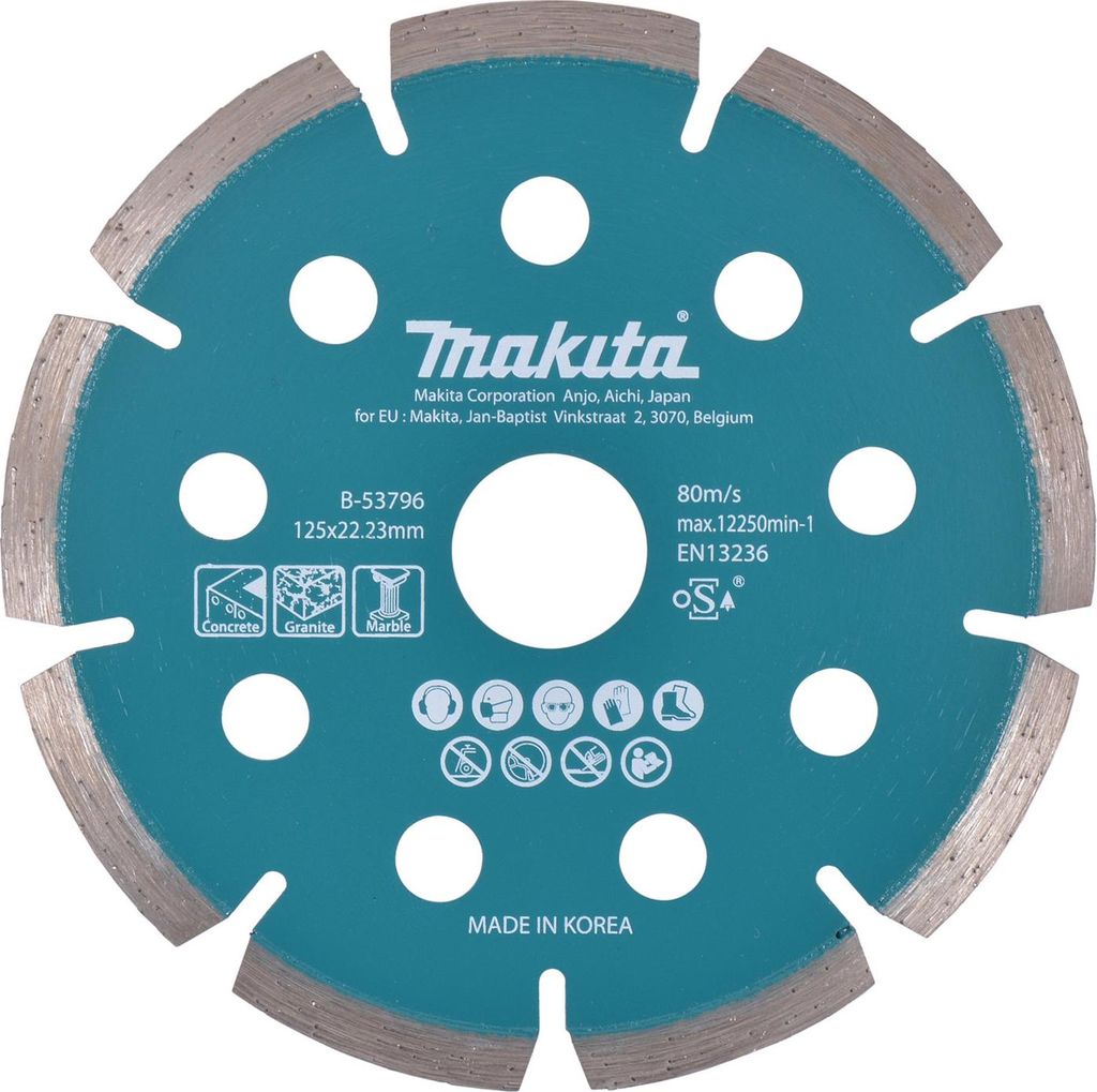 Makita Diamant-Schneidscheibe - 125 mm - für Produktbild 
