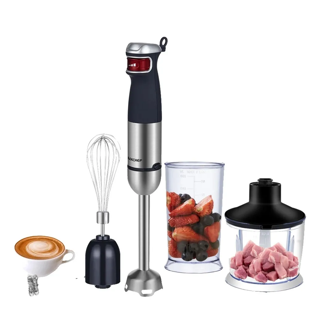 Miscelatore elettrico a mano, potenza 1200W, funzionalità 5 in 1, nero, spina UE, 5 in 1