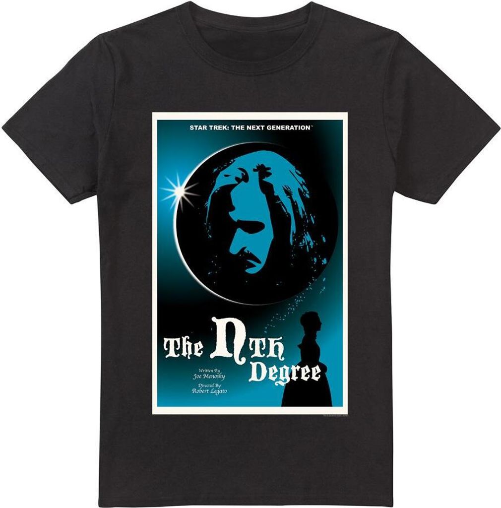 Star Trek - "The Next Generation Season 4 Episode 19" T-Shirt für Herren TV5329 (3XL) (Schwarz)