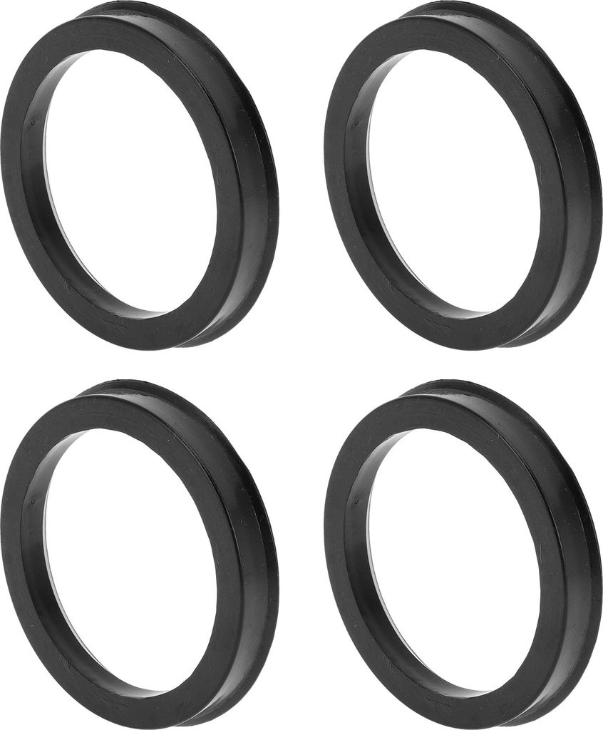 73.1mm bis 58.6mm Auto Rad Nabe Zentrier Ringe Schwarz Polycarbonat Räder Zentral Welle Stoßdämpfende Nabenringe 4Stk