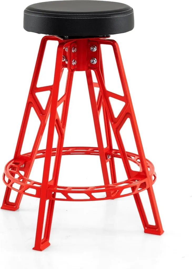 Tabouret de mécanicien en alu pivotant 360° Modèle Tech-7