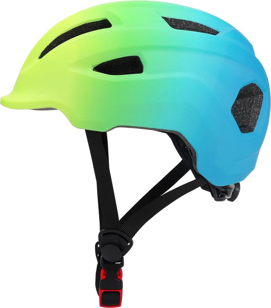 YOOXARMOR Fahrradhelm Kinder, Verstellbar Skaterhelm Reithelm für 3-5-8 Jungen und Mädchen Kinderfahrradhelm Leicht Einstellbar 50-59CM Fahrrad