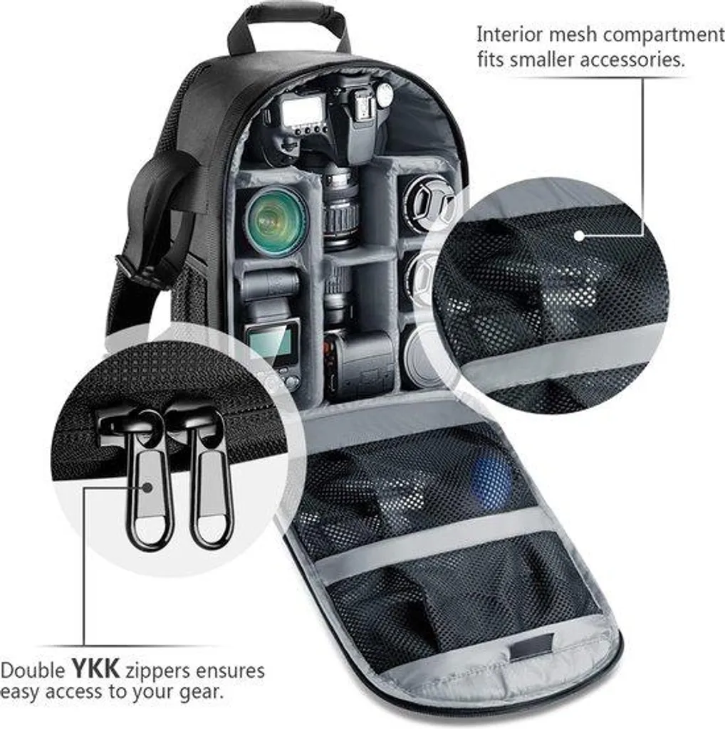 Sacoche pliable pour appareil photo de voyage - Protection légère sac