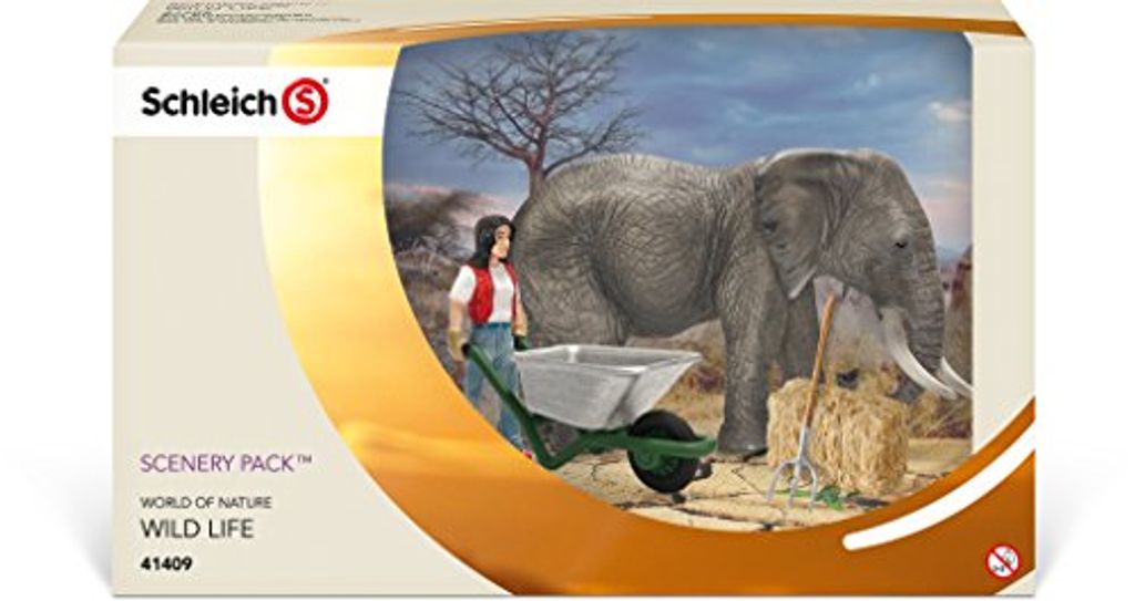 Schleich 41409 - Set per la cura dell'elefante Immagine del prodotto 