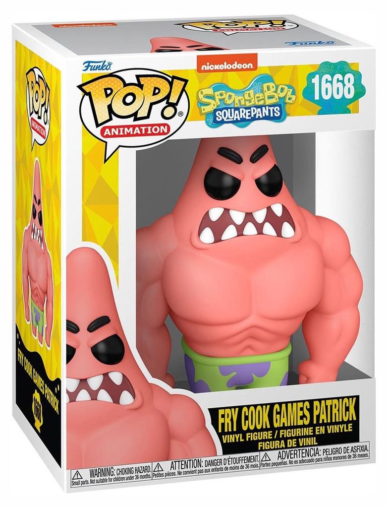 SpongeBop Squarepants - Fry Cook Games Patrick 1668 - Funko Produktbild 