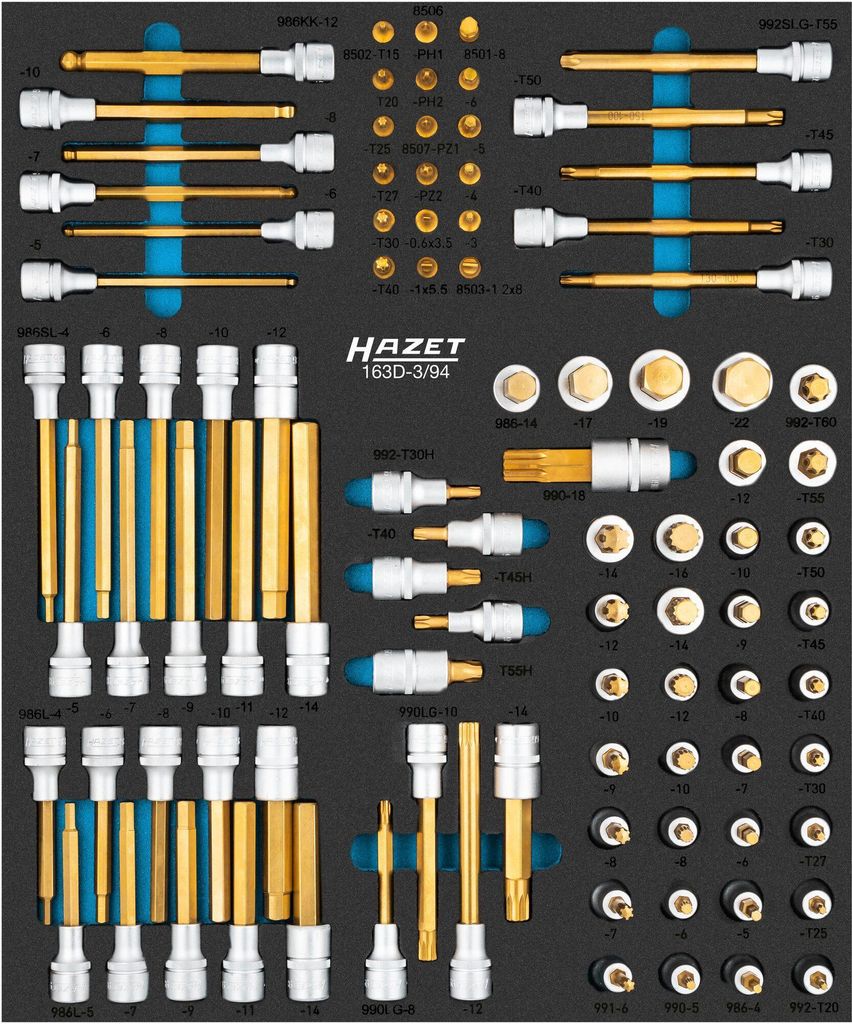 Hazet 163D-3/94 Steckschlüssel-Satz 94-teilig
