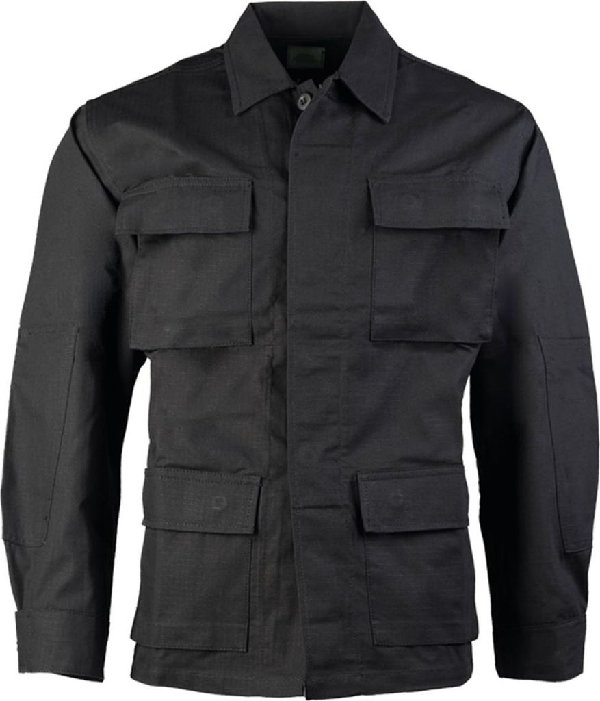 US BDU Feldjacke Ripstop schwarz, S