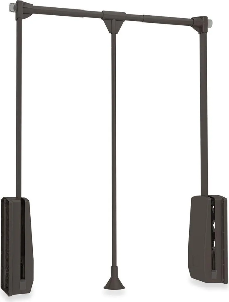 Penderie rabattable Hang moka largeur réglable 450-600 mm pour armoire