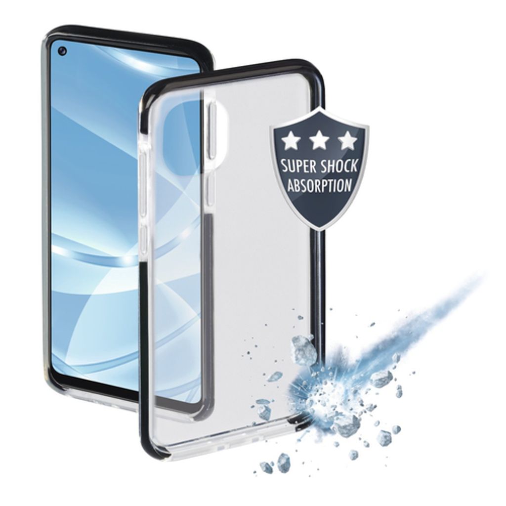 Hama Protector Handy-Schutzhülle 16,9 cm (6.67 Zoll) Cover Schwarz, Transparent