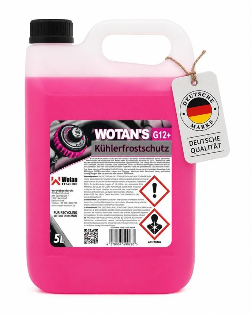 Kühlerfrostschutz G12+ AF12+ Kühlmittel Fertiggemisch 5 L Produktbild 