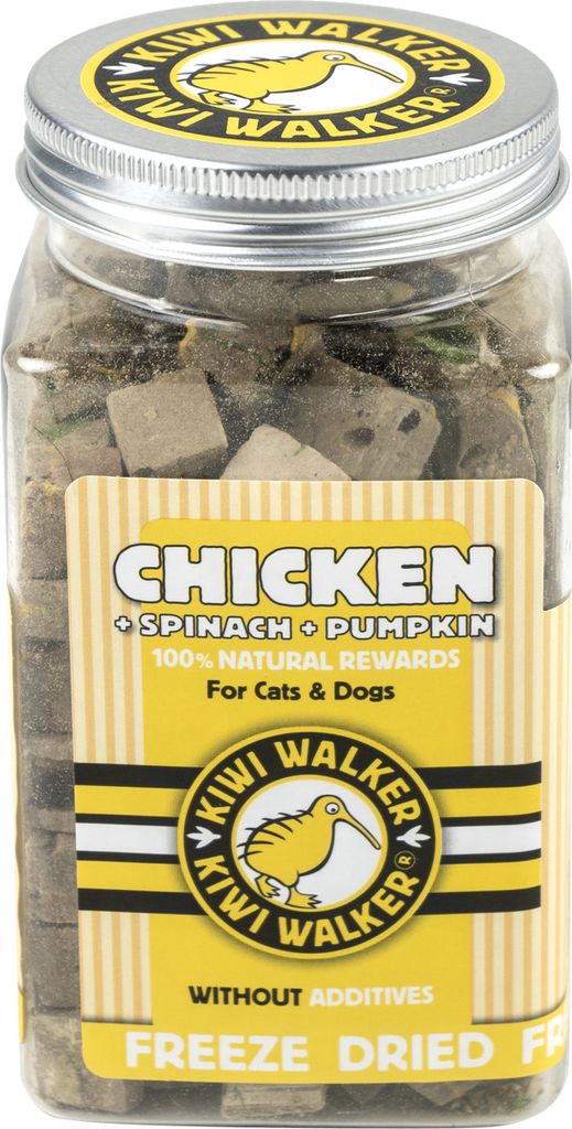 Kiwi Walker zamrznutá sušia kuracia pečeň + špenát + Obrázok produktu 