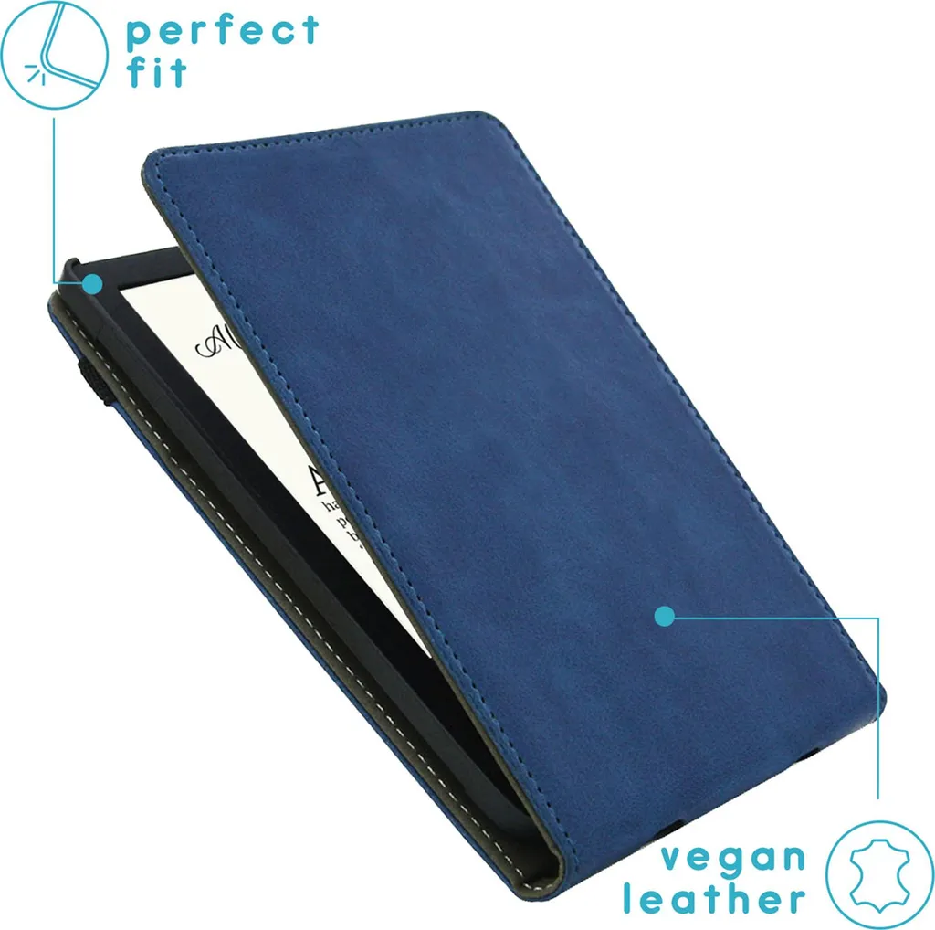 iMoshion Flipcase Premium per Pocketbook Basic Lux 4 - Blu - 2