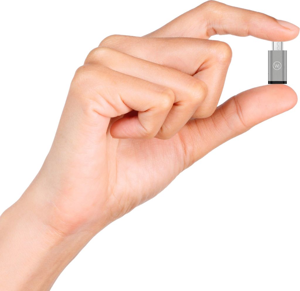 Adaptateur MicroUSB Vers USB-C OTG - Transfert Données Photos/Vidéos (Sans Charge) - Compatible Lecteurs Carte, Appareils Photo - USB 2.0 - 7