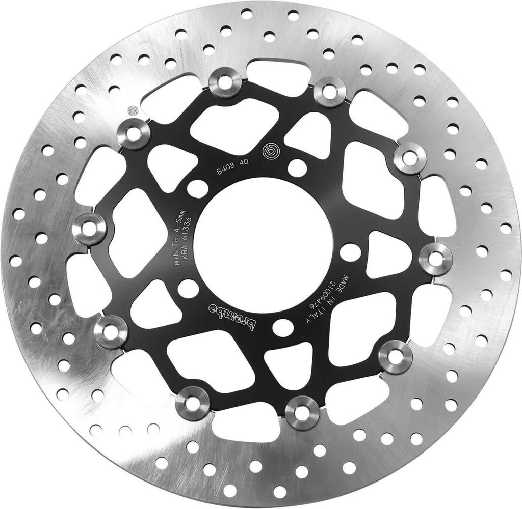 Brembo Bremsscheibe Oro 78B40840 schwimmend mit Zulassung kompatibel mit Kawasaki KLZ Versys Z SX KLE R SE 600 - 1000 ccm Bj. 2004 - 2020