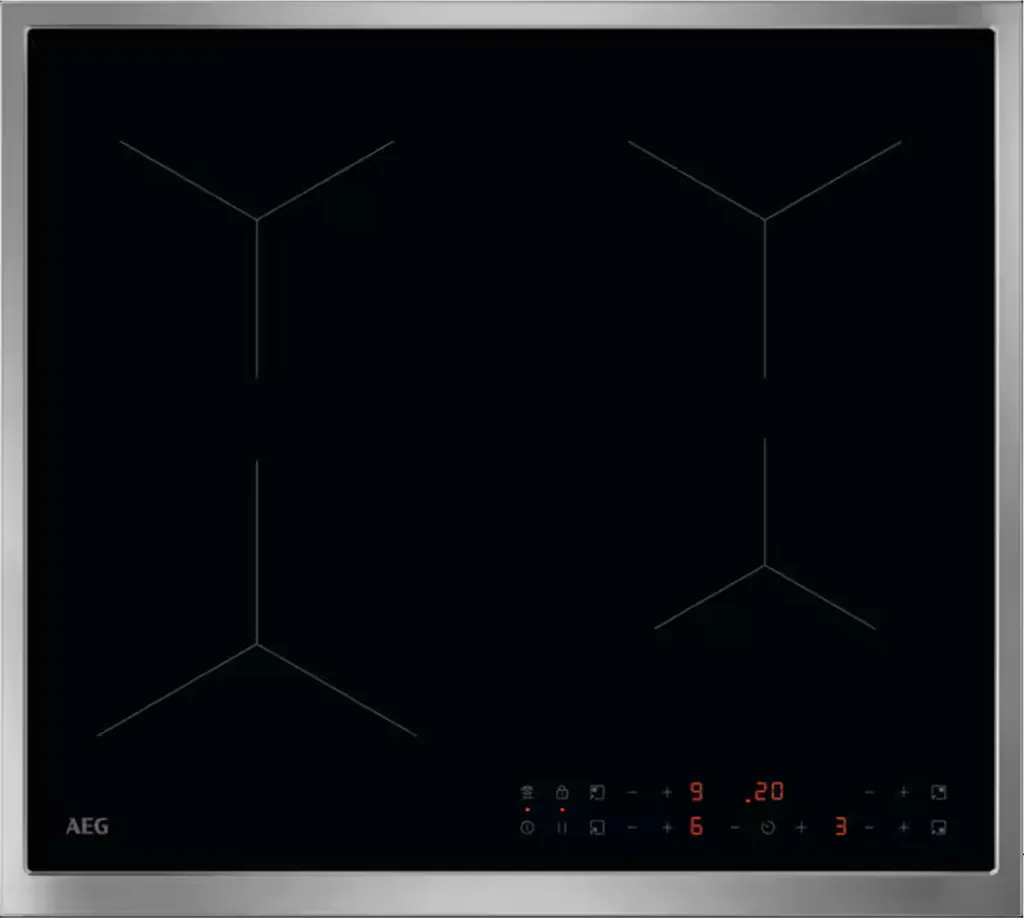 AEG OIN64A00XB Table de cuisson induction 60cm cadre inox 949493001