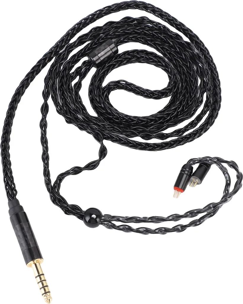 Câble Anti-Interférence 4,4 mm pour KZ, Solution Son Clair 16 Cœurs OFC