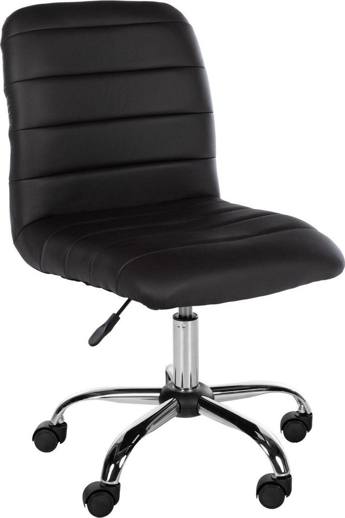 Moderner Bürostuhl aus Kunstleder – Ergonomischer Arbeitsstuhl – Höhenverstellbar | Farbe: Braun