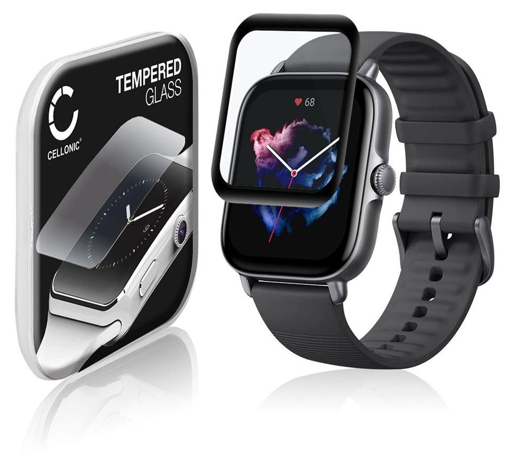 Protection d'écran en verre compatible avec Amazfit GTS 3 Image du produit 
