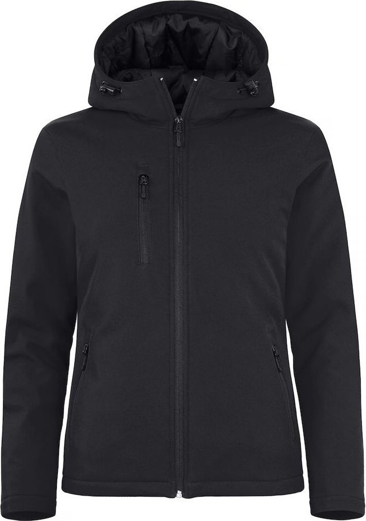 Clique - Softshelljacke Wattiert für Damen UB148 (S) (Schwarz)