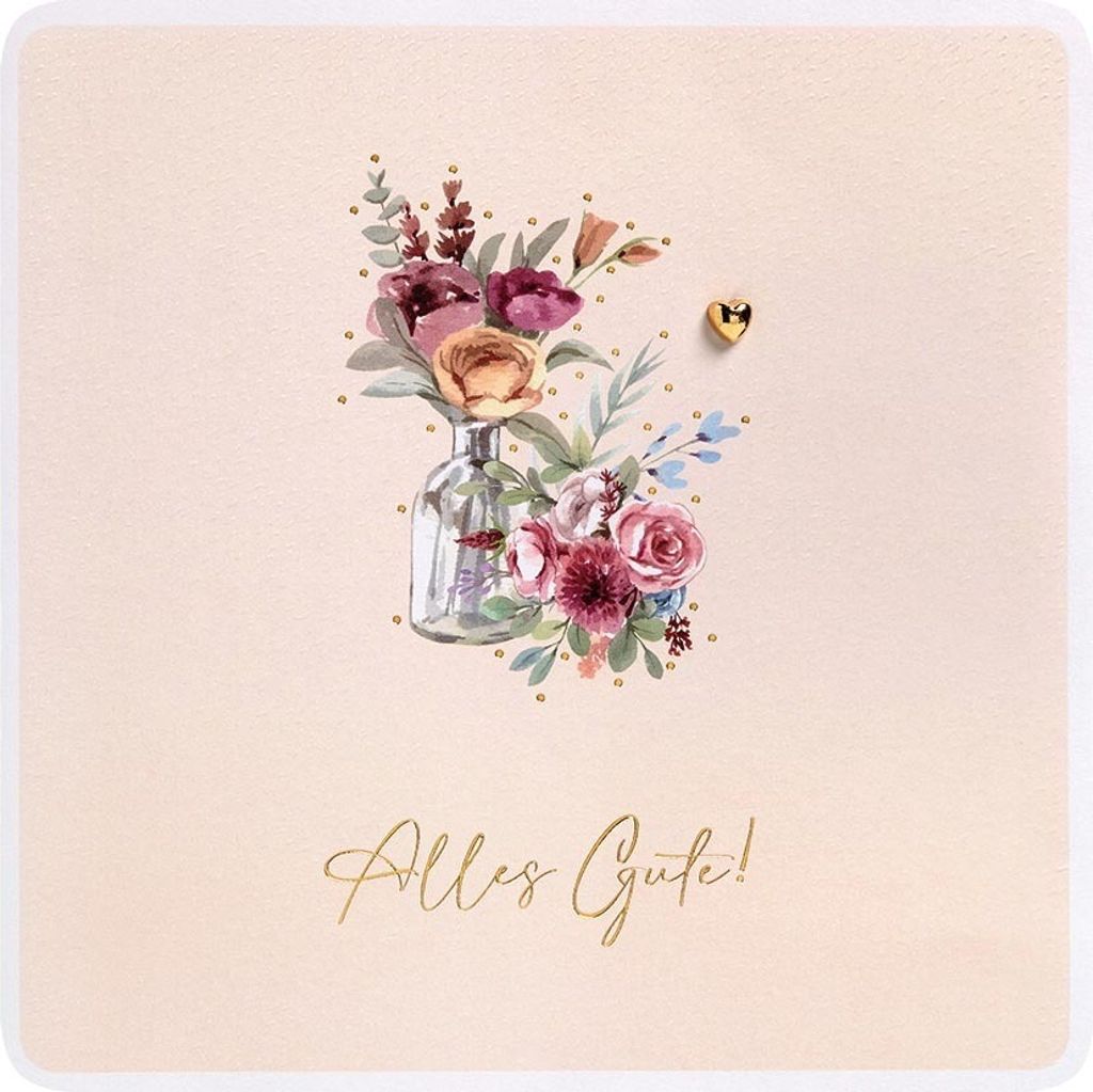Allgemeine Wünsche  Finest Collection Karte mit Produktbild 