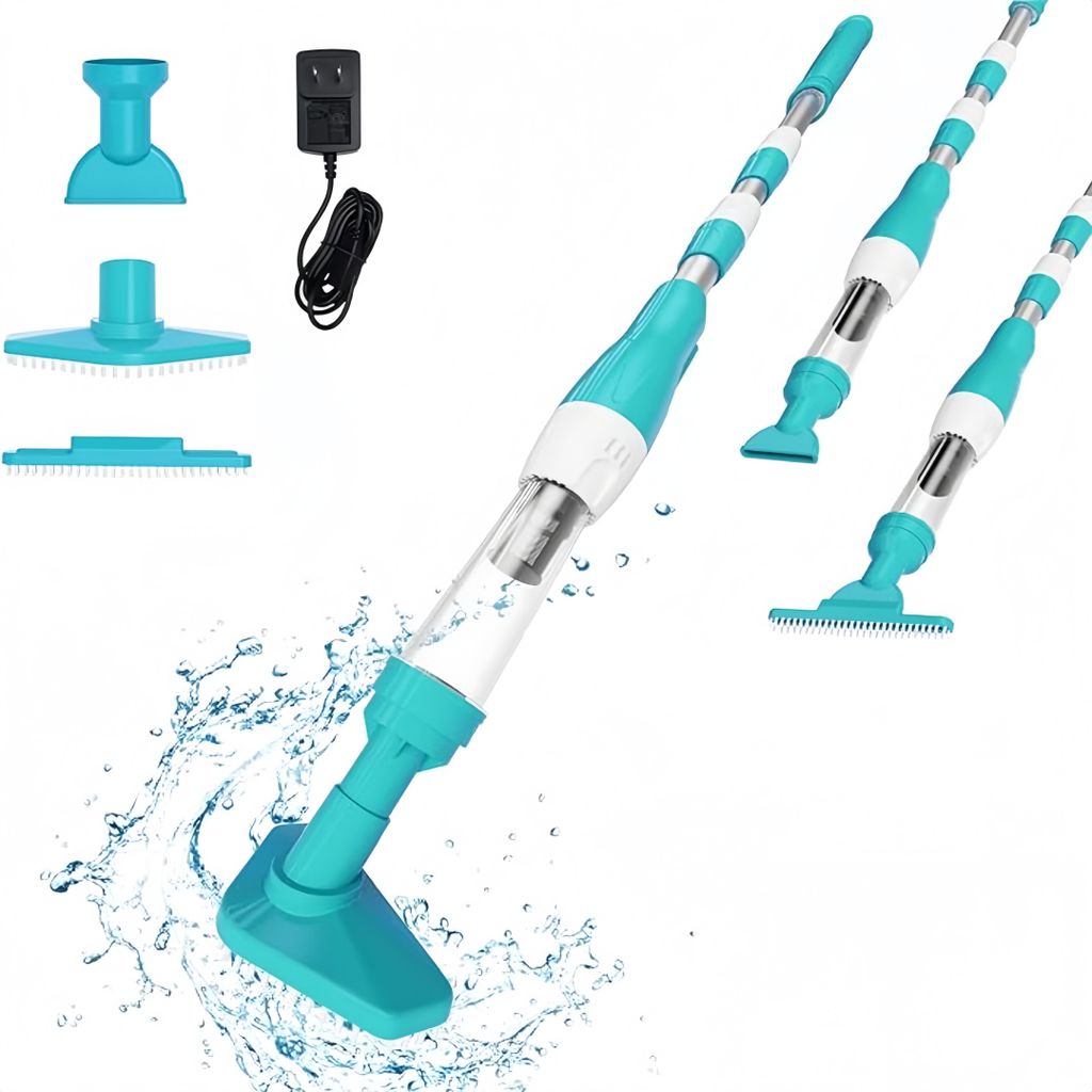 3-in-1 Kabelloser Poolstaubsauger | Wiederaufladbares Pool-Staubsauger-Set | Mit Filterelement Sonstiges Poolzubehör,für Sand und Schmutz,0.23l,G...