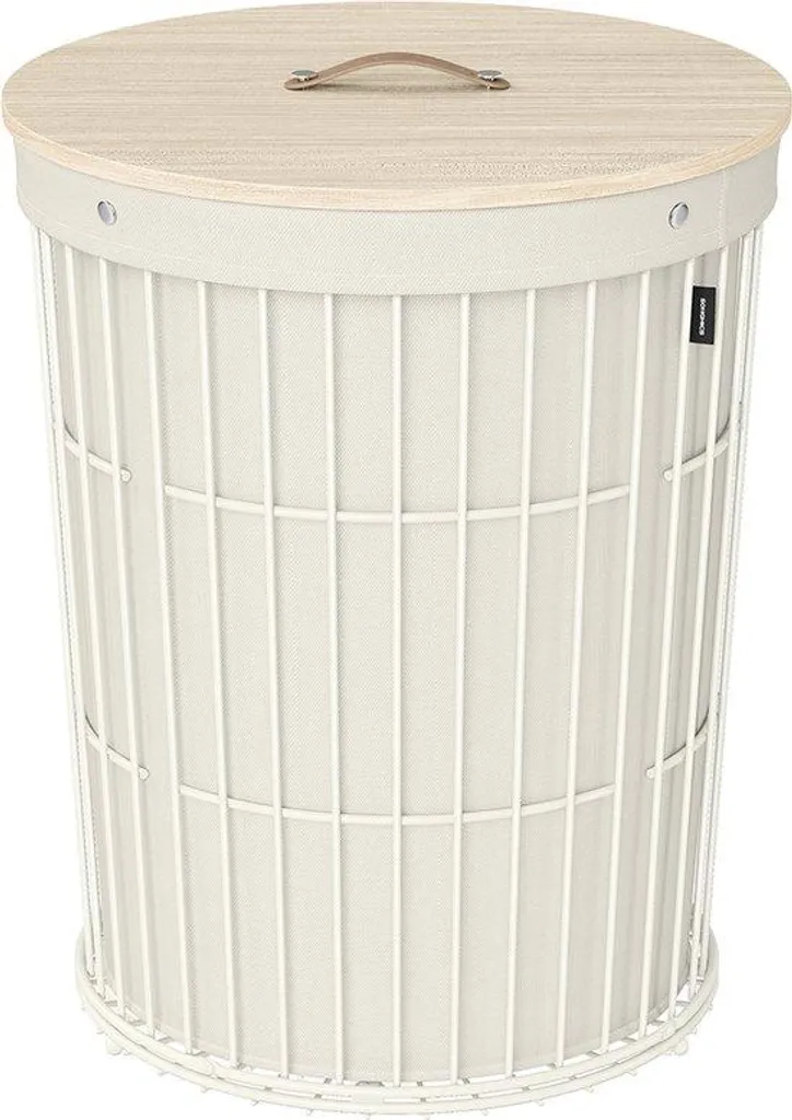 Lave-linge grande capacité avec moteur silencieux et finition crème