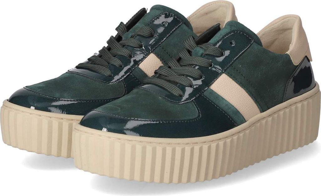 Gabor Sportliche Schnürschuhe Damen 31393135323733 Grün 39 EU