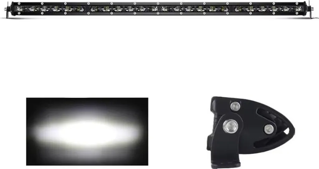 Barre de toit LED 20 pouces 90W universelle pour véhicule 4x4