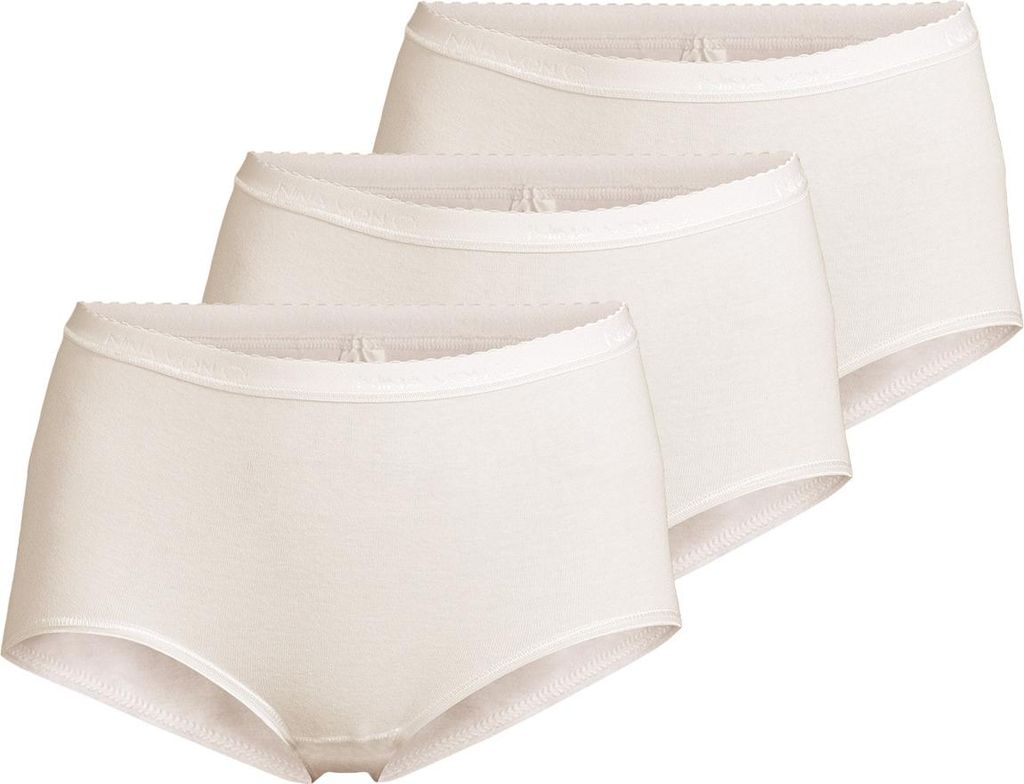 Nina von C. 3er Pack Slipboutique Taillen Slip Hautfreundliches, natürliches Material, Klassischer Schnitt für jeden Tag, Bequemer Gummibund