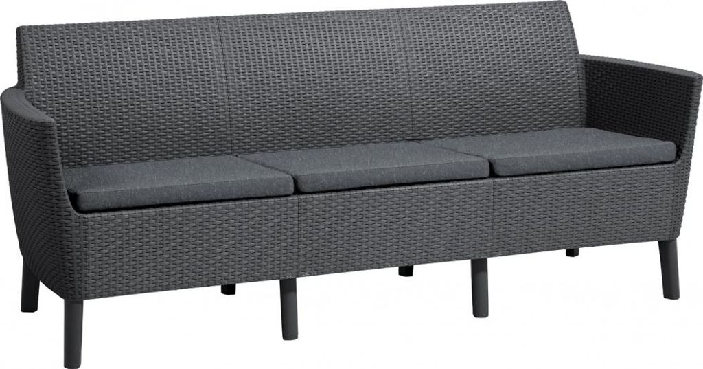 Garten-Sofa KETER Salemo Graphite
