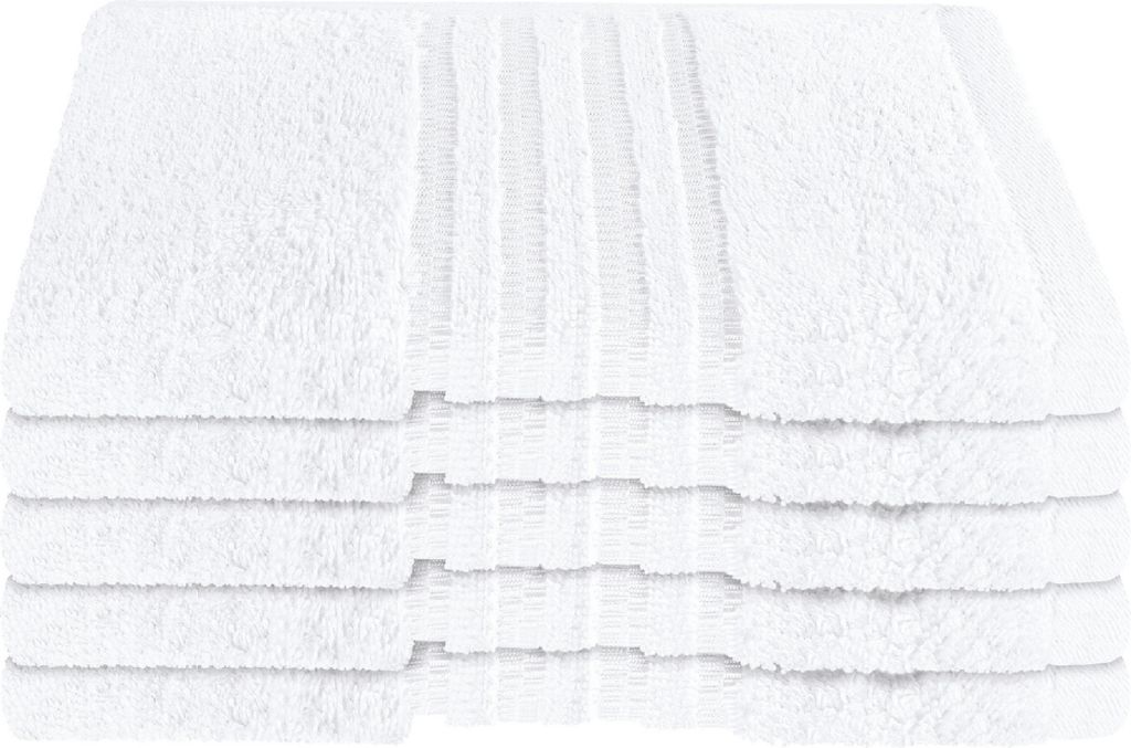 Schiesser Frottier Gästetuch Milano im 5er Set | 100% Produktbild 
