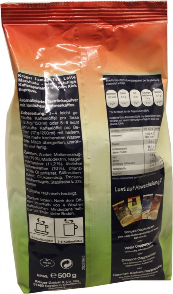 Krüger Family Latte Macchiato | 500-g-Beutel Produktbild 3