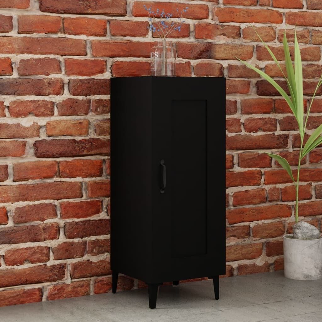 Maison Exclusive - Sideboard Schwarz 34,5x34x90 cm Holzwerkstoff