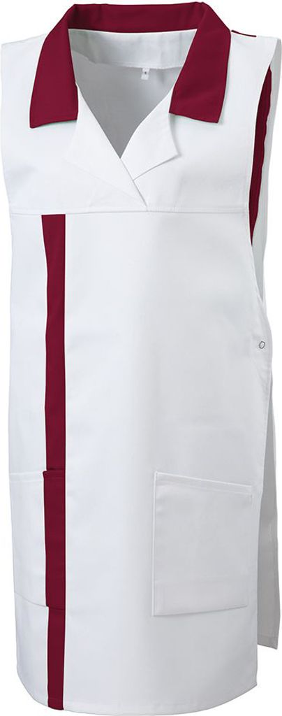 Überwurfschürze Fb. bordeaux Gr. II : 50% Polyester 50% Baumwolle 210 g/m² : bordeaux : Größe II