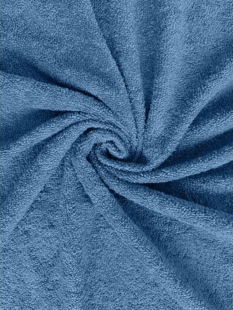 Blatt Frottee Lux 180x200 cm blau