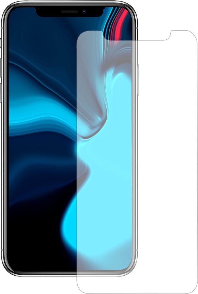 KOMA Gehärtetes Schutzglas für iPhone 12 Pro, 2,5 D Rundung, 9H Härte