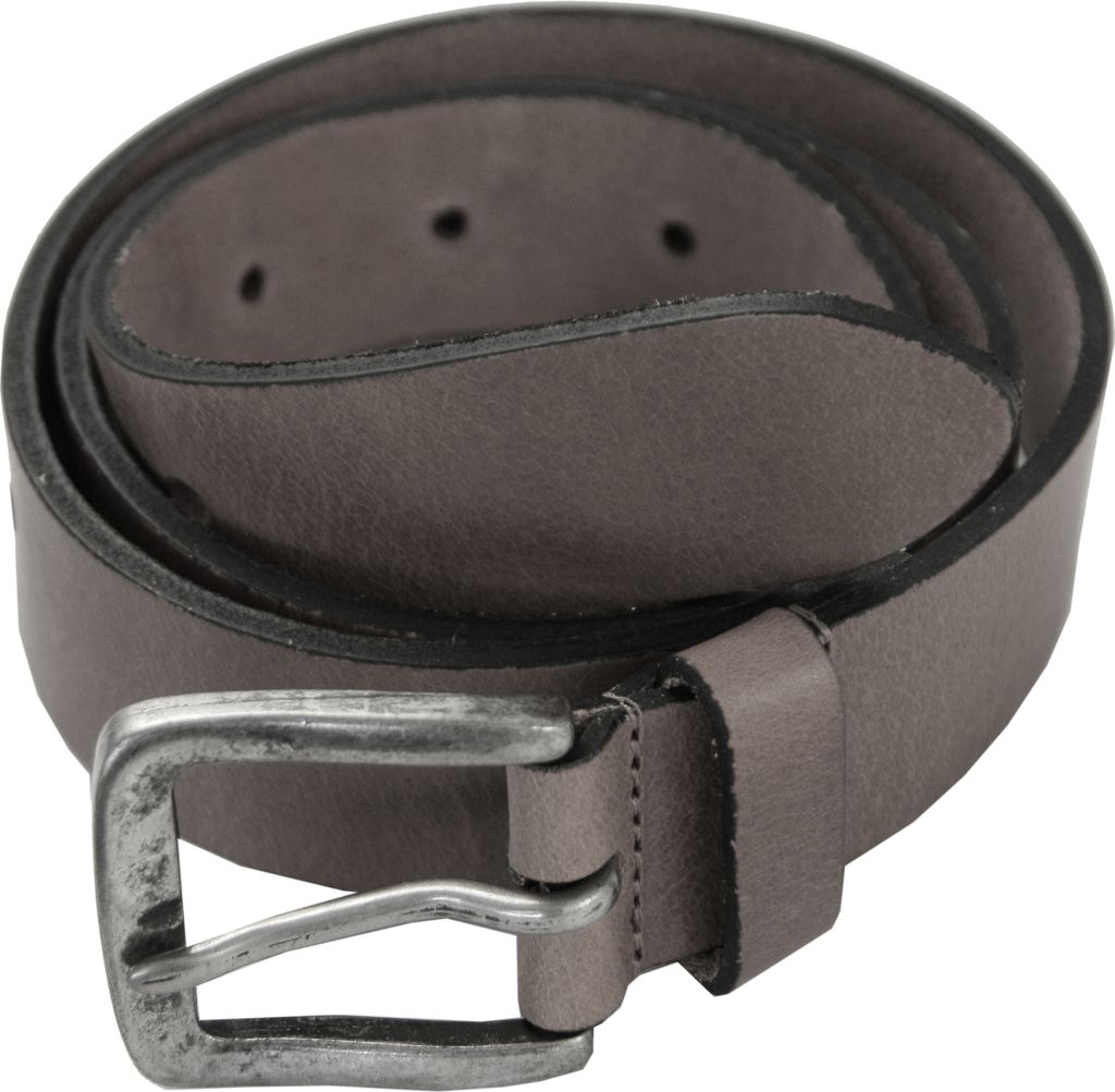 Petrol Industries Ledergürtel im klassischen Design braun-grau 105