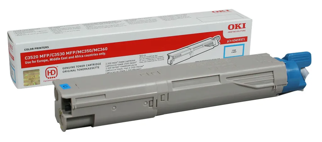Toner Cyan OKI 43459371 pour C3520 MFP : Impression Pro de Documents - 5
