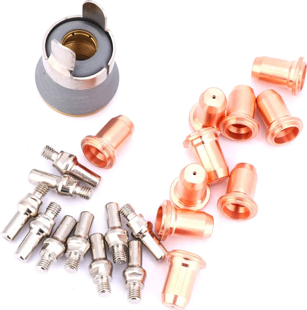 Consommables torche PT60 : Pointe et électrode pour découpe fine