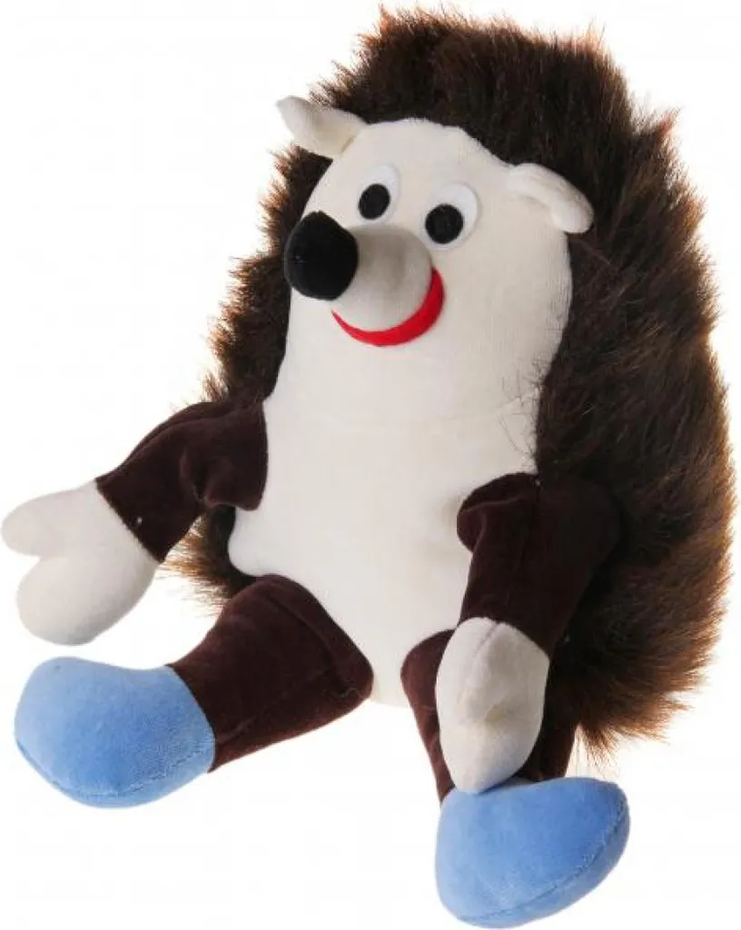 Marionnette hérisson en peluche douce de 25cm pour spectacle enfant