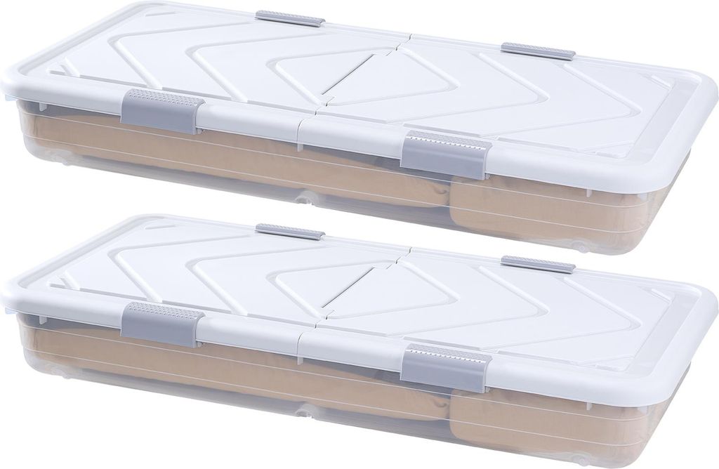 SucceBuy úložný box pod postel, sada 2 kusů, na kolečkách Obrázek produktu 