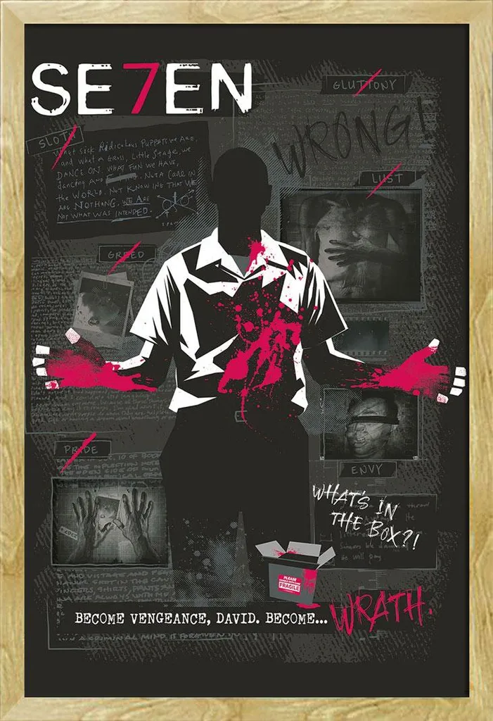 Arreda con Se7en: Poster Warner Bros 100 Anni e Cornice Shinsuke