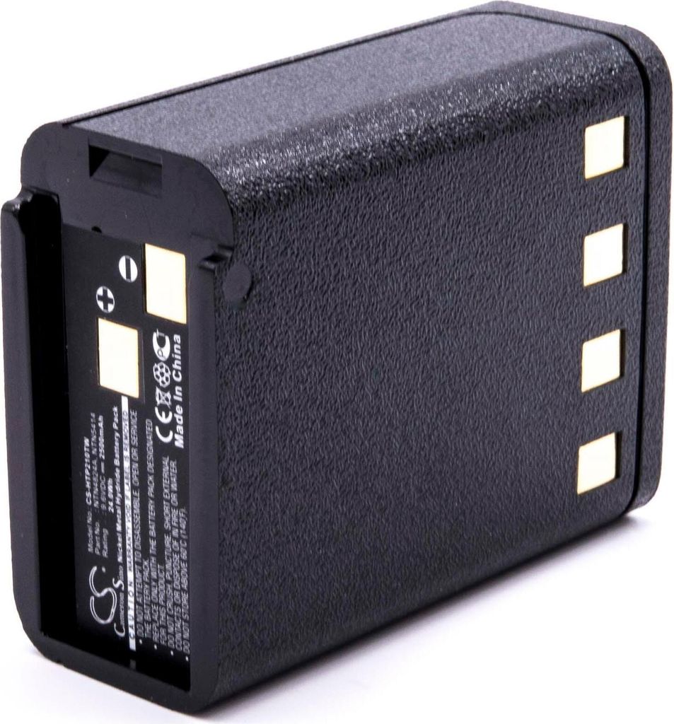 vhbw Akku kompatibel mit Motorola P200, MTX1000, MTX888, MTX900, P210, MTX800, MT1000, HT800, HT600 Funkgerät, Walkie Talkie (2500 mAh, 9,6 V, NiMH)